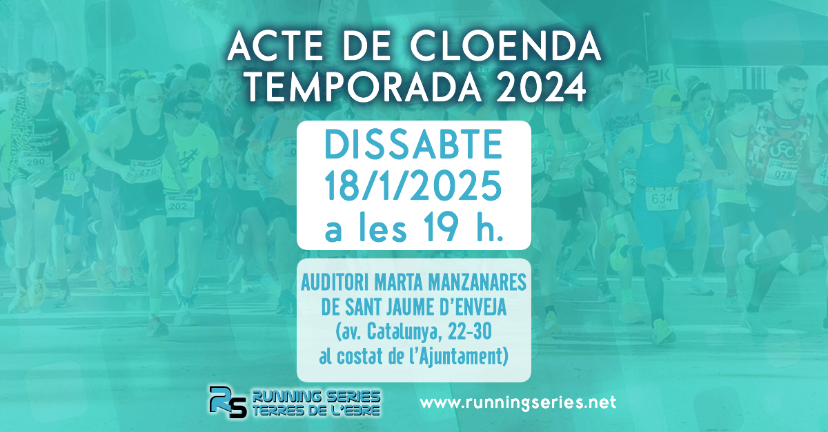 Cloenda Running Series Terres de l’Ebre 2024 Cloenda Running Series Terres de l’Ebre 2024