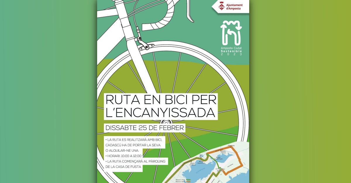 Ruta en bici per l�Encanyissada