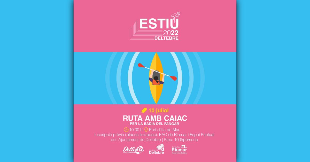 Ruta amb caiac per la badia del Fangar Ruta amb caiac per la badia del Fangar