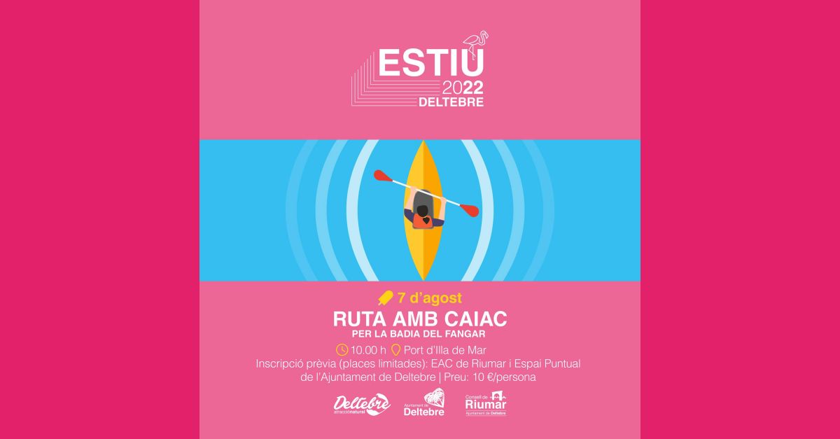 Ruta en kayak por la bah�a del Fangar