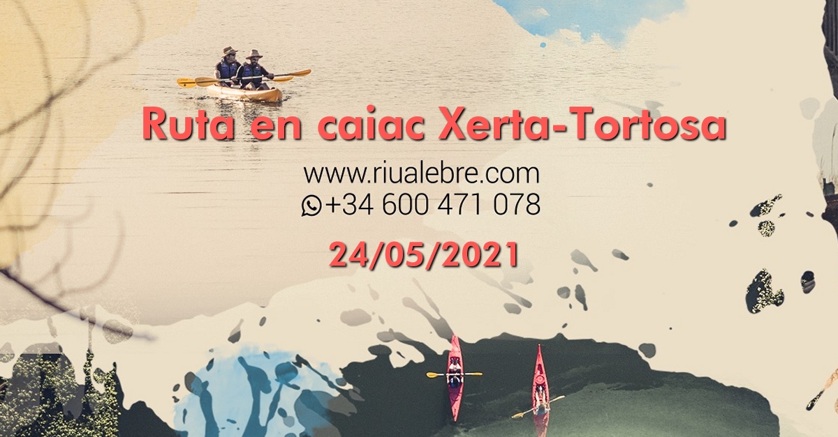 Ruta en kayak Xerta-Tortosa con Riu a l�Ebre