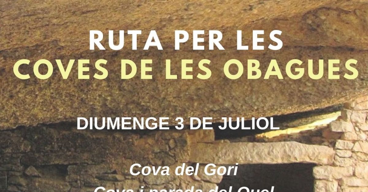 Rutas de senderismo a la Palma d�Ebre: Coves de les Obagues