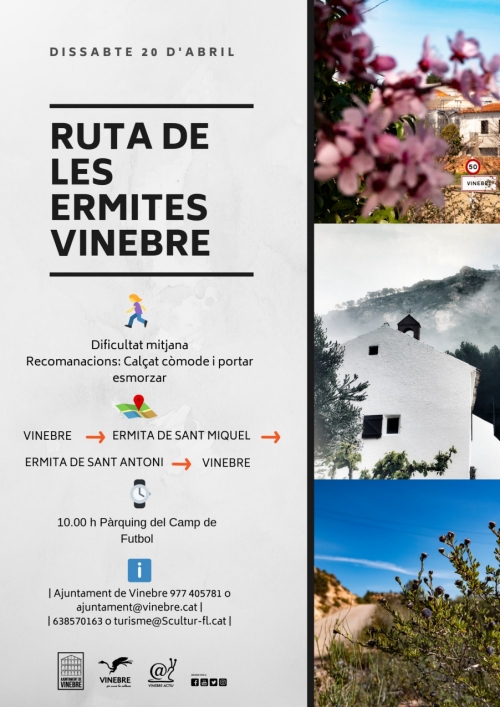 Ruta de les ermites a Vinebre Ruta de les ermites a Vinebre