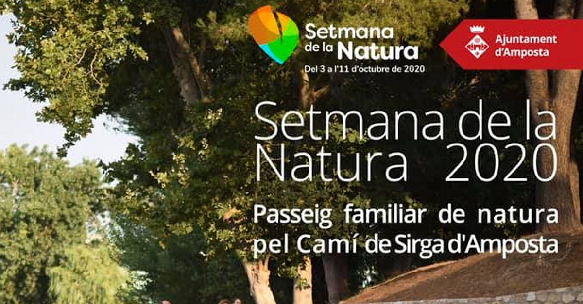 Setmana de la Natura 2020. Ruta familiar pel Cam� de Sirga