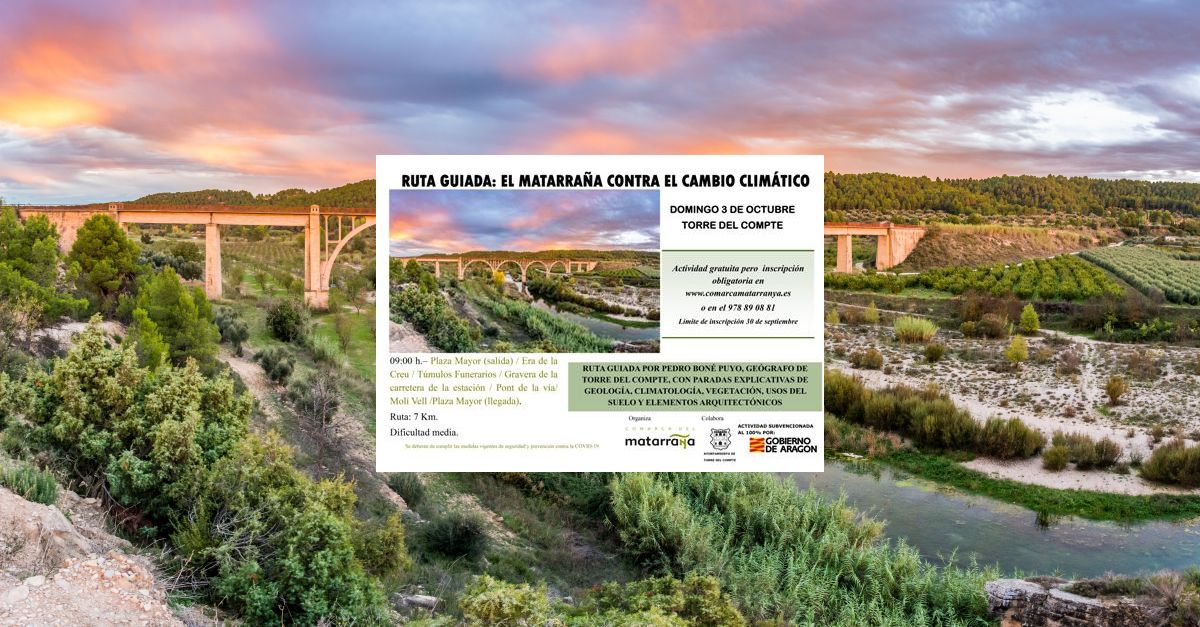 Ruta guiada: El Matarranya contra el canvi climàtic Ruta guiada: El Matarranya contra el canvi climàtic
