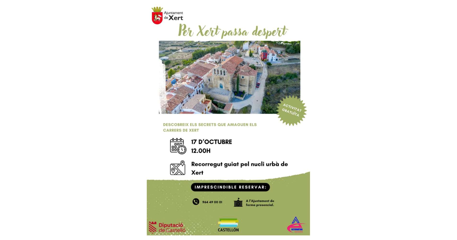 Recorregut guiat pel nucli urb� de Xert
