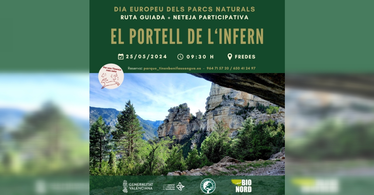 Ruta guiada i neteja participaciva al Portell de l’Infern Ruta guiada i neteja participaciva al Portell de l’Infern