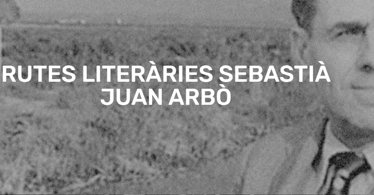 Ruta literaria Sebasti� Juan arb�