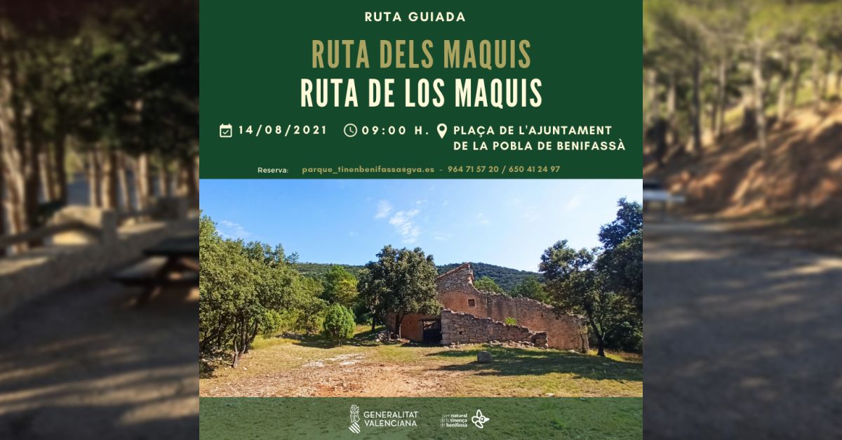 Ruta dels Maquis a la Tinen�a de Benifass�