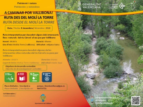 A caminar per Vallibona. Ruta des del Molí la Torre A caminar per Vallibona. Ruta des del Molí la Torre