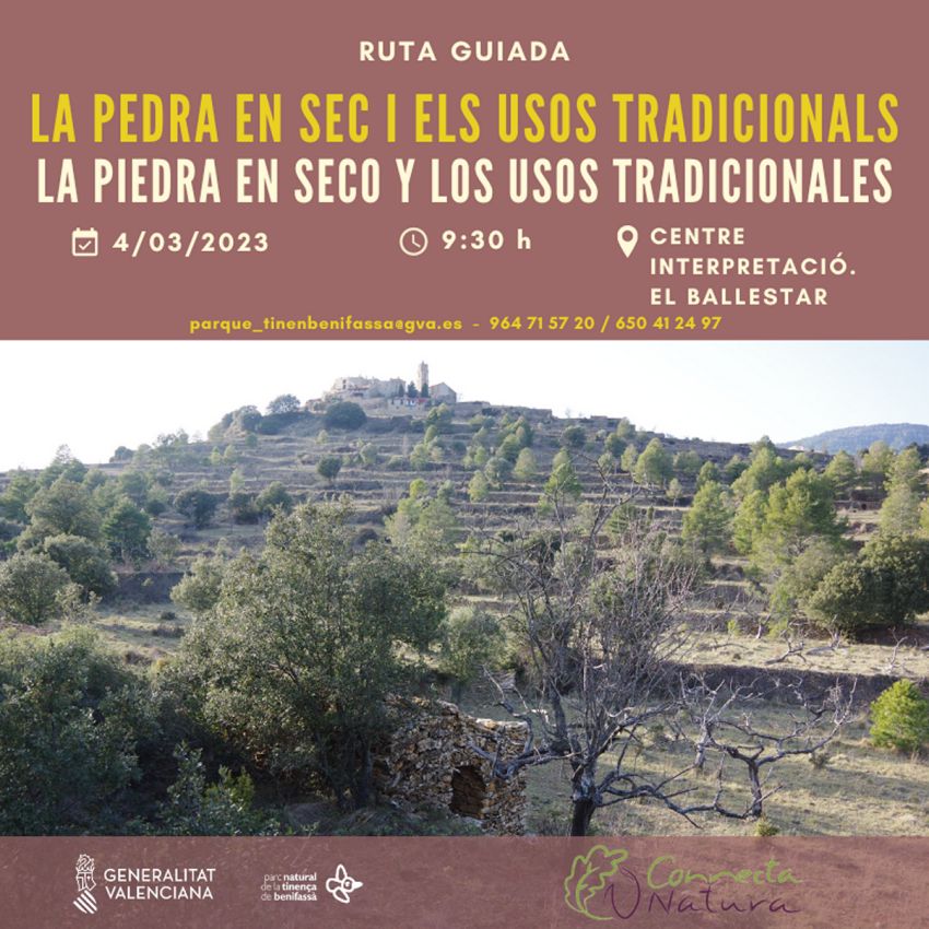 Ruta guiada: La pedra en sec i els usos tradicionals Ruta guiada: La pedra en sec i els usos tradicionals
