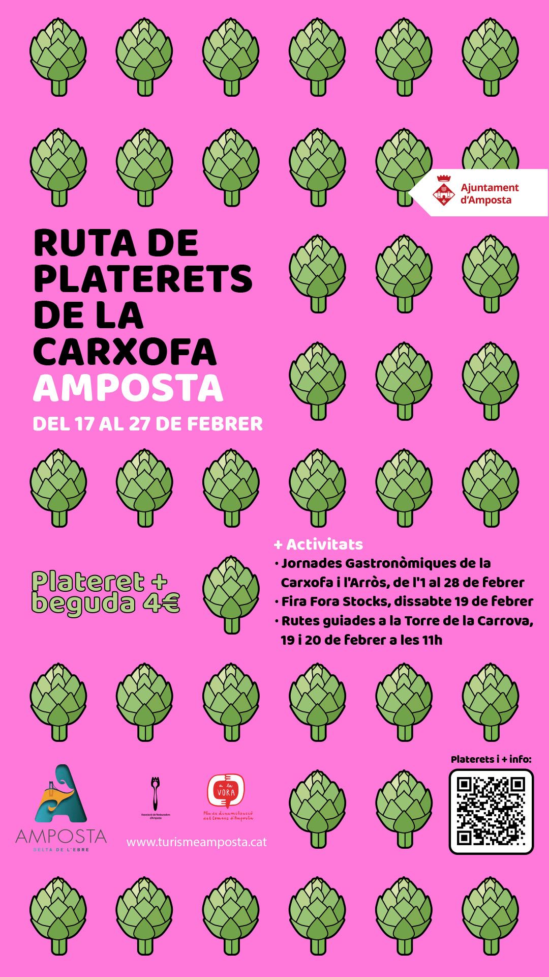 Ruta de platerets de la carxofa a Amposta Ruta de platerets de la carxofa a Amposta