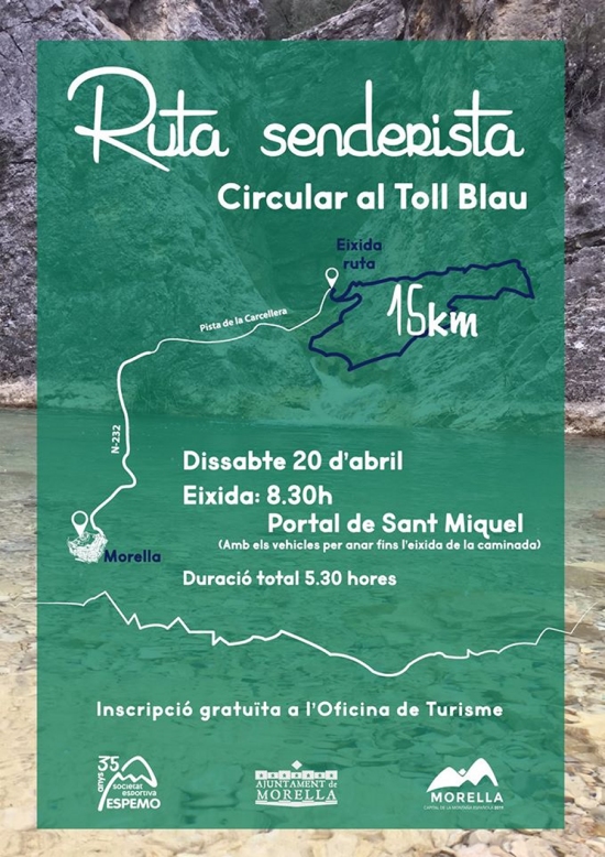 Ruta senderista circular al Toll Blau Ruta senderista circular al Toll Blau