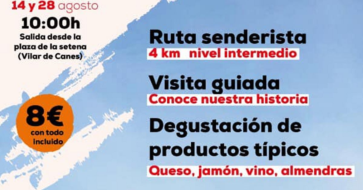 Ruta senderista, visita guiada i degustaci� productes t�pics