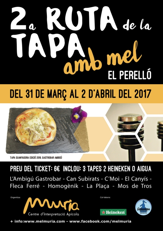 2a Ruta de la tapa amb mel 2a Ruta de la tapa amb mel