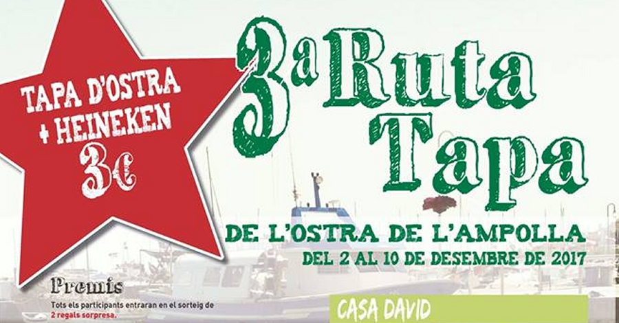 3a Ruta Tapa de l�ostra de l�Ampolla