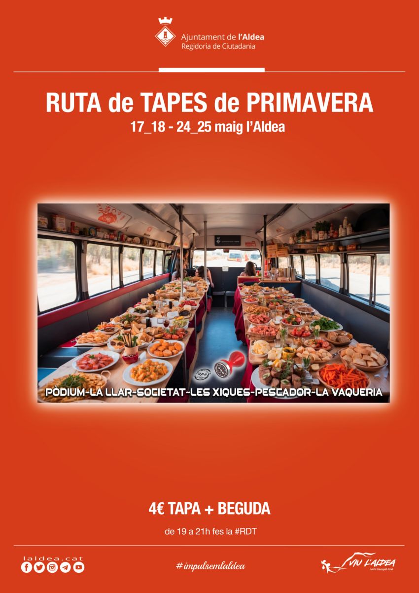 Ruta de tapes de primavera de l�Aldea
