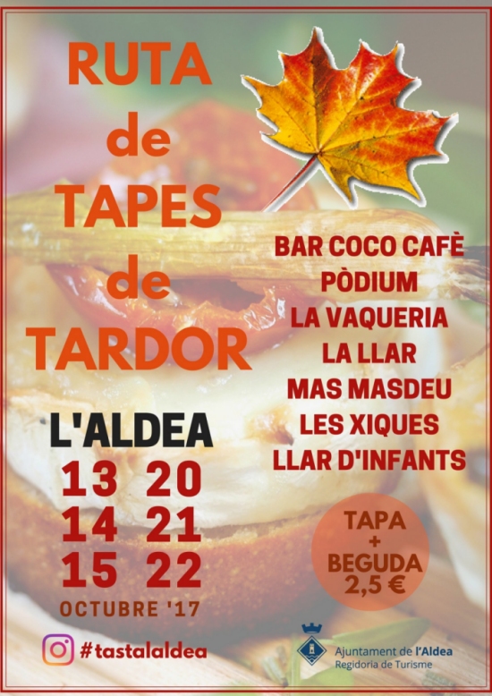 Ruta de tapes de tardor a l�Aldea