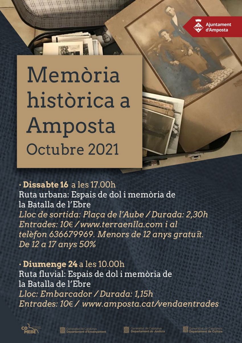 Ruta fluvial: Espais de dol i mem�ria de la Batalla de l&rsquo;Ebre