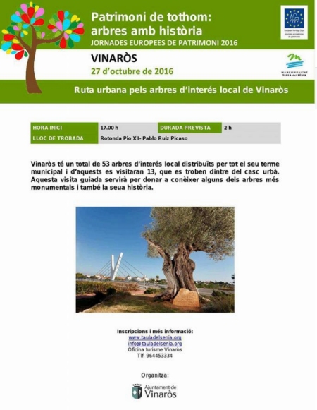 Ruta urbana pels arbres d�inter�s local de Vinar�s