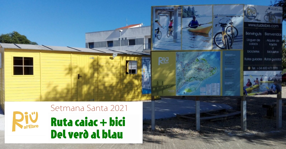 Ruta combianda caiac i bici �Del verd al blau�