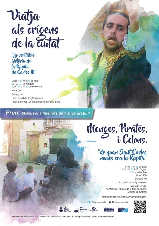 Ruta teatralitzada: La veritable història de la Ràpita de Carles III Ruta teatralitzada: La veritable història de la Ràpita de Carles III