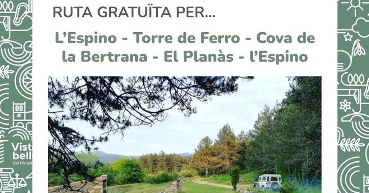 Ruta gratu�ta a Vistabella del Maestrat