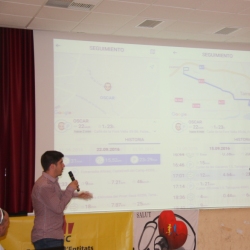 �scar Gri�� presenta als patrocinadors el seu projecte Salut i Cames 