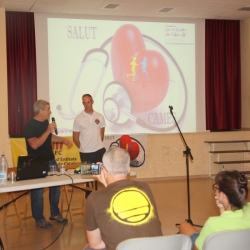 �scar Gri�� presenta als patrocinadors el seu projecte Salut i Cames 