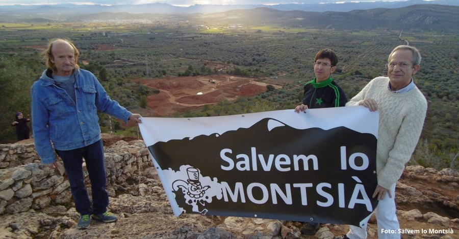Salvem lo Montsi denuncia que Cemex continua extraent terres prop del jaciment arqeolgic de la Ferradura