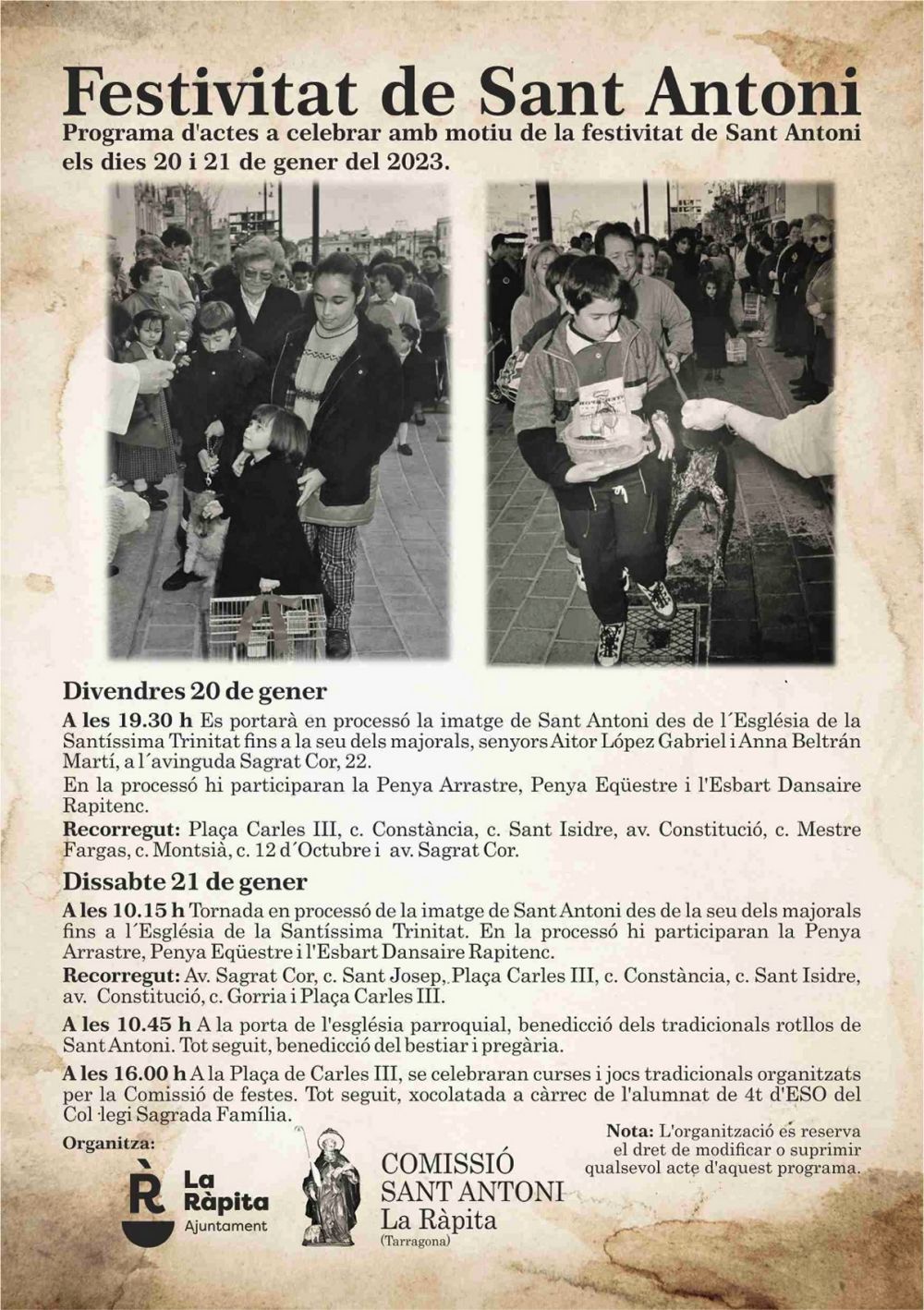 Sant Antoni La Rąpita 2023 Sant Antoni La Rąpita 2023