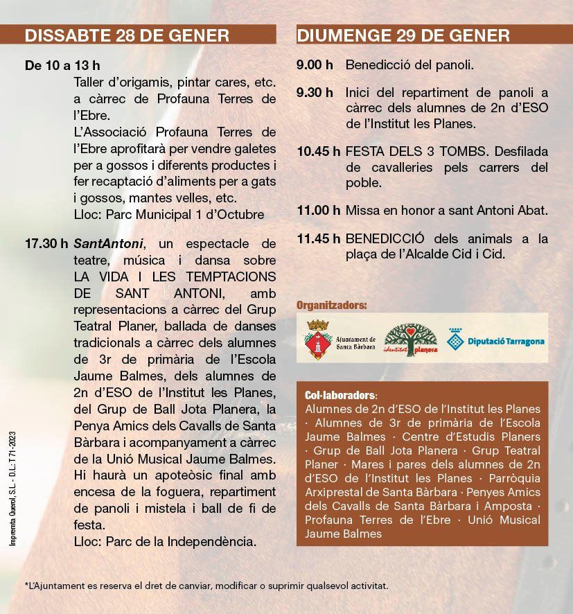 Sant Antoni Santa B�rbara 2023