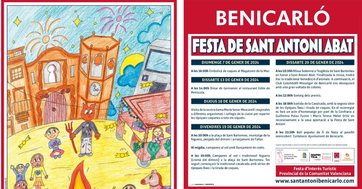 Sant Antoni 2024 a Benicarl�