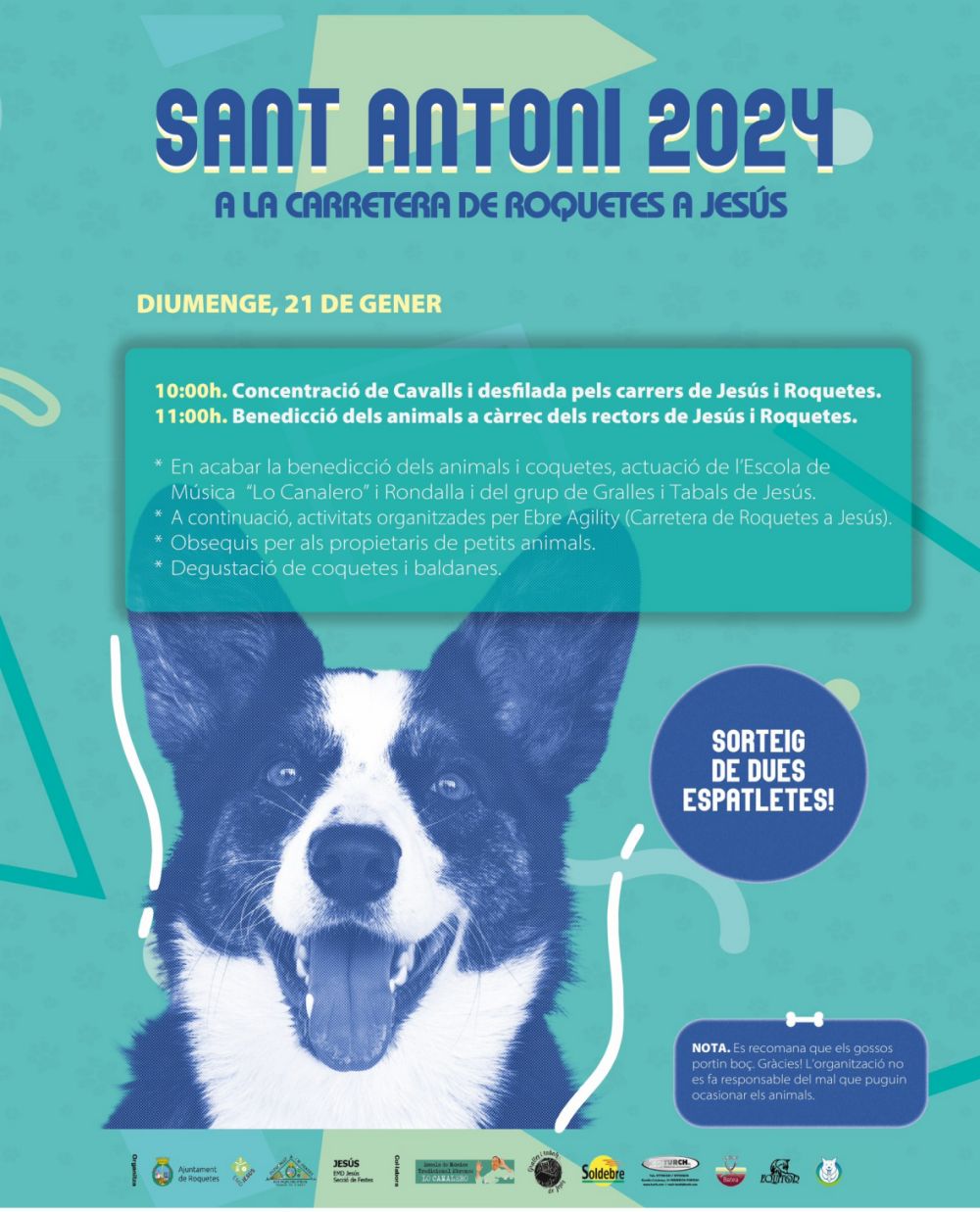 Sant Antoni 2024 a la carretera de Roquetes a Jes�s