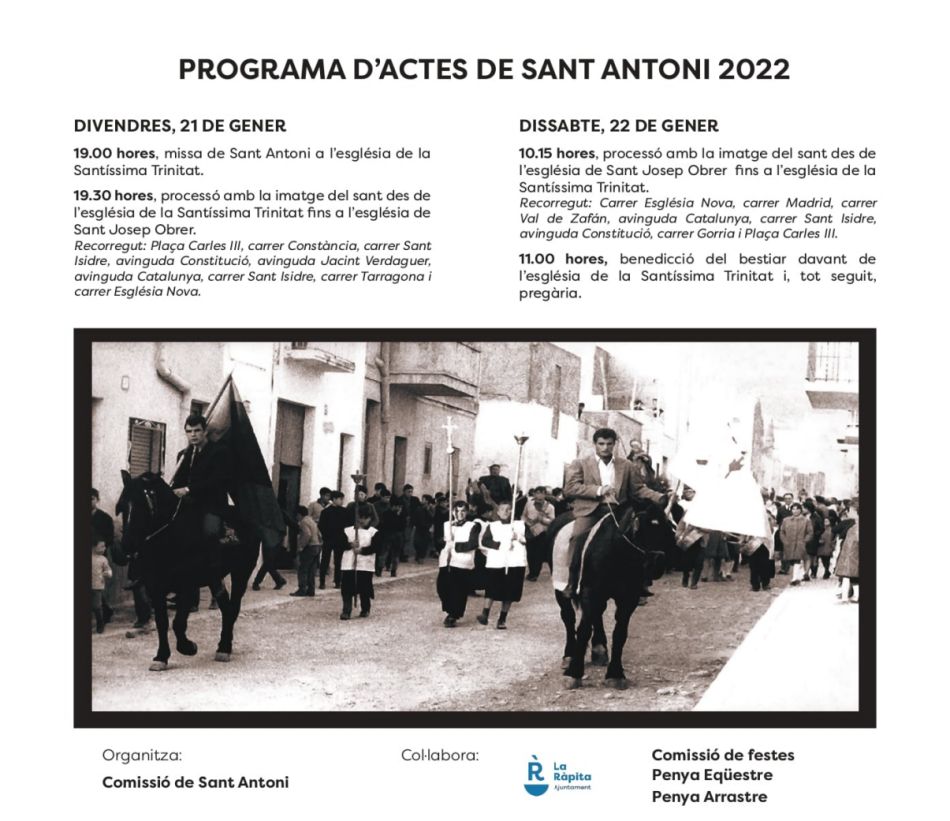 Celebraci� de Sant Antoni a la R�pita