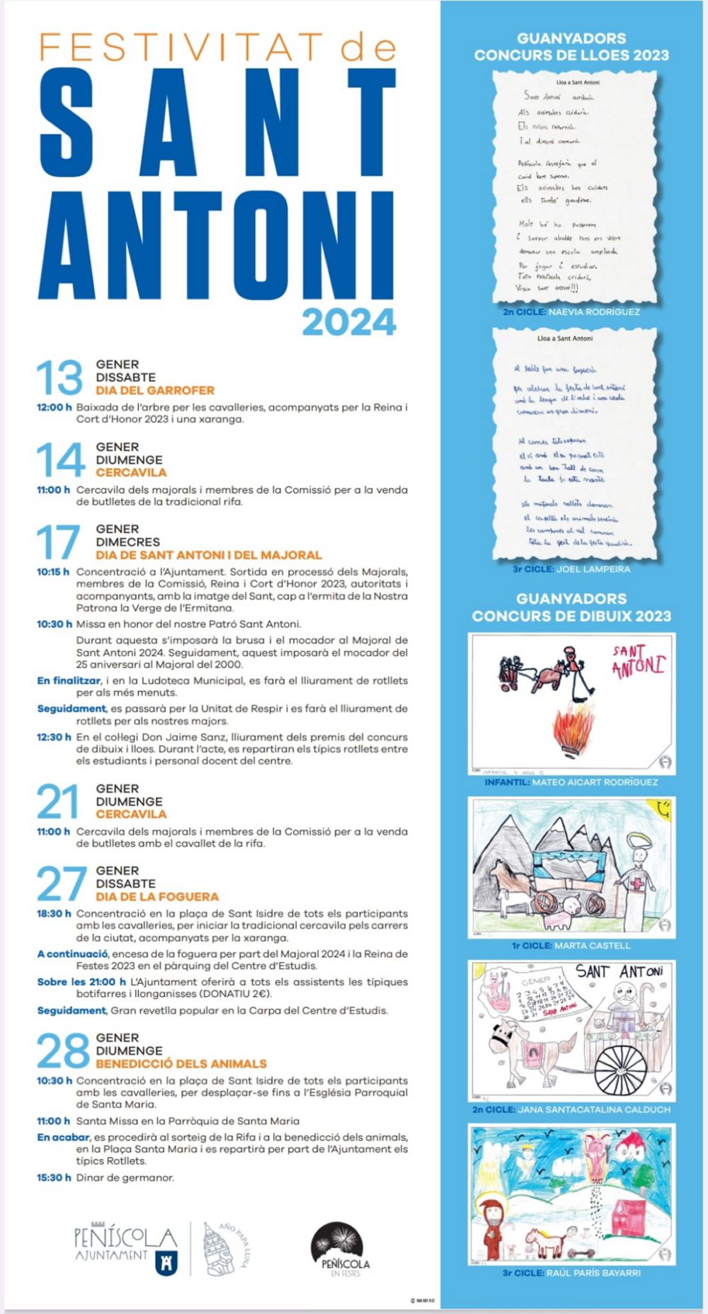 Sant Antoni 2024 a Pen�scola