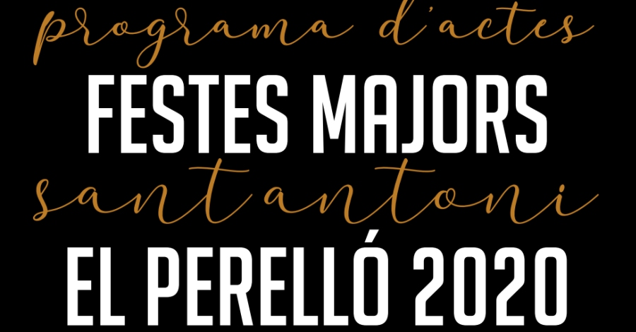 Festes de Sant Antoni al Perelló Festes de Sant Antoni al Perelló
