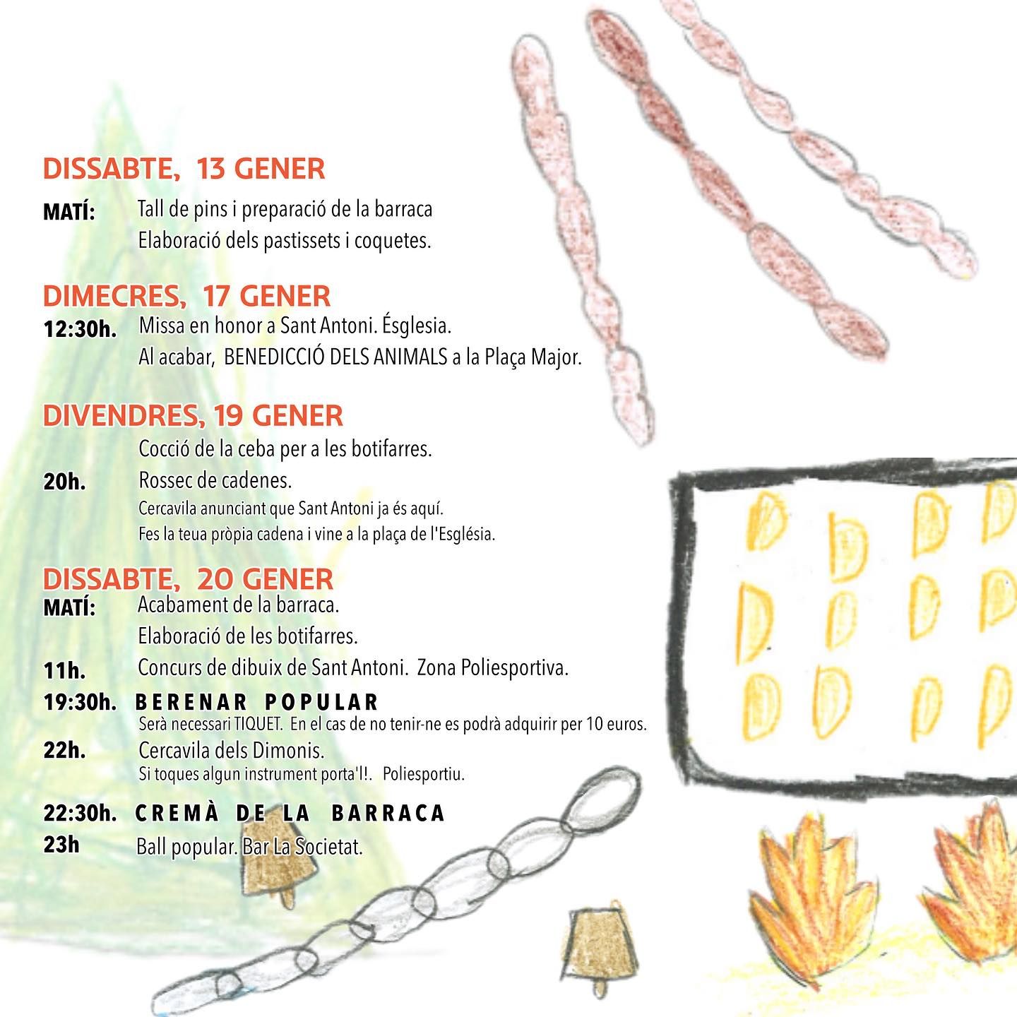 Festa de Sant Antoni a la Pobla de Benifass�