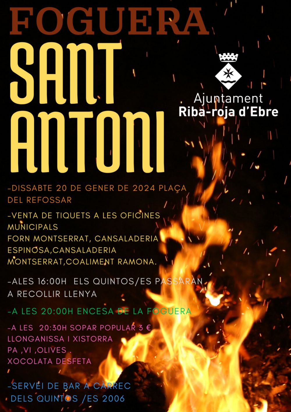 Sant Antoni 2024 a Riba-roja d’Ebre Sant Antoni 2024 a Riba-roja d’Ebre