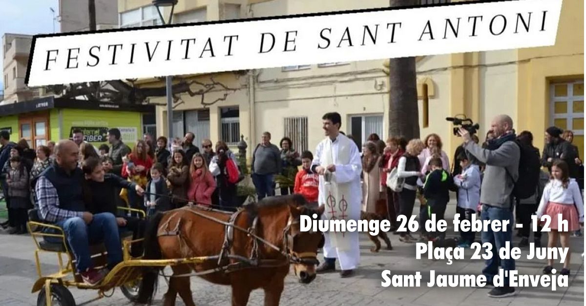 Festividad de San Antonio Sant Jaume d�Enveja 2023