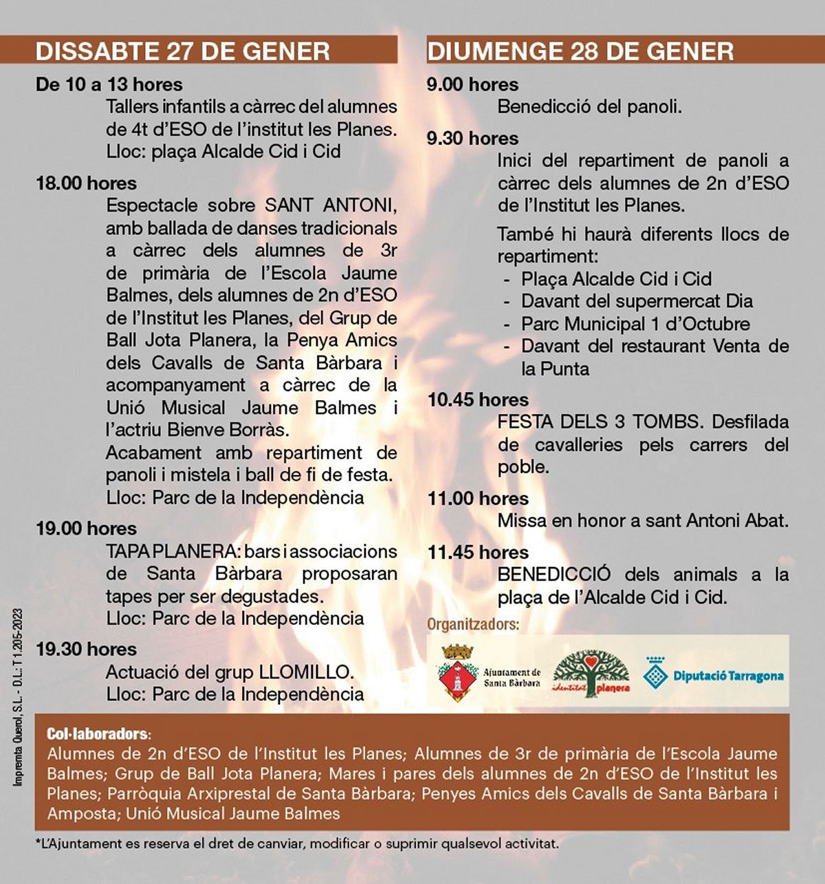 Sant Antoni 2024 a Santa B�rbara