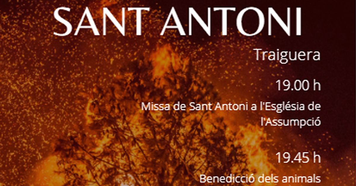 Celebraci�n de San Antonio en Traiguera