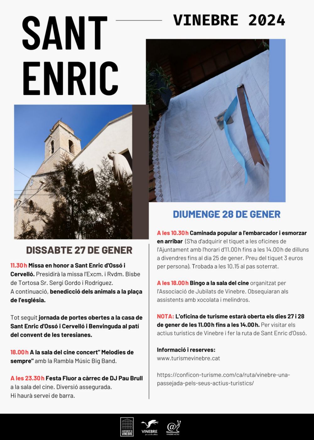 Festivitat de Sant Enric Vinebre 2024 Festivitat de Sant Enric Vinebre 2024