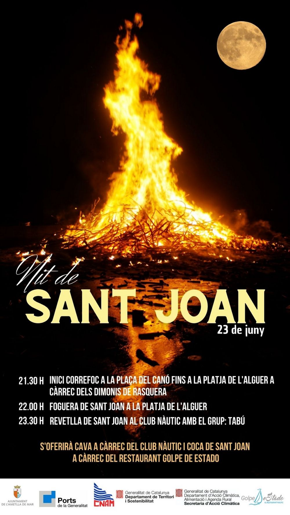 Nit de Sant Joan a l�Ametlla de Mar
