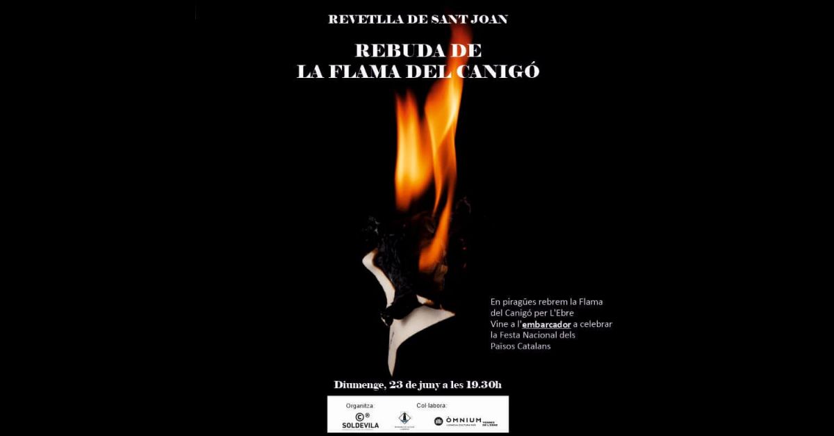 Sant Joan 2024 Campred� - Recepci�n de la Flama del Canig�