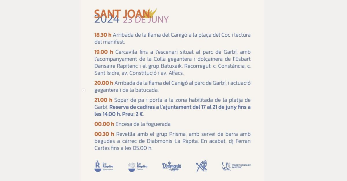 Sant Joan 2024 La R�pita