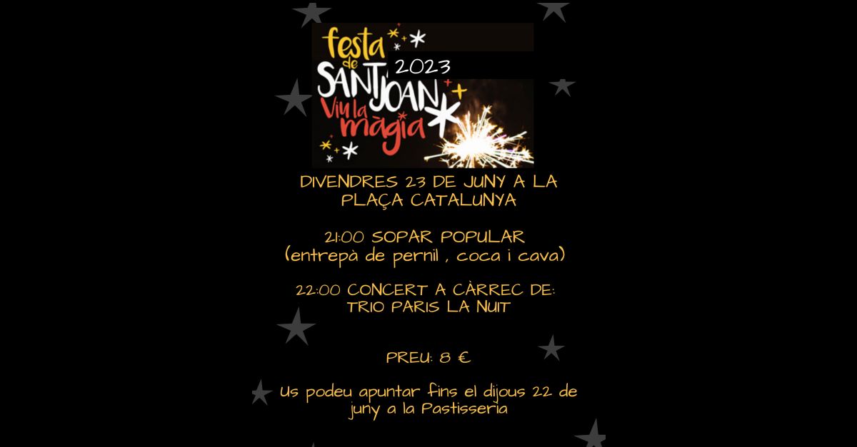 Revetlla de Sant Joan a la Palma d�Ebre