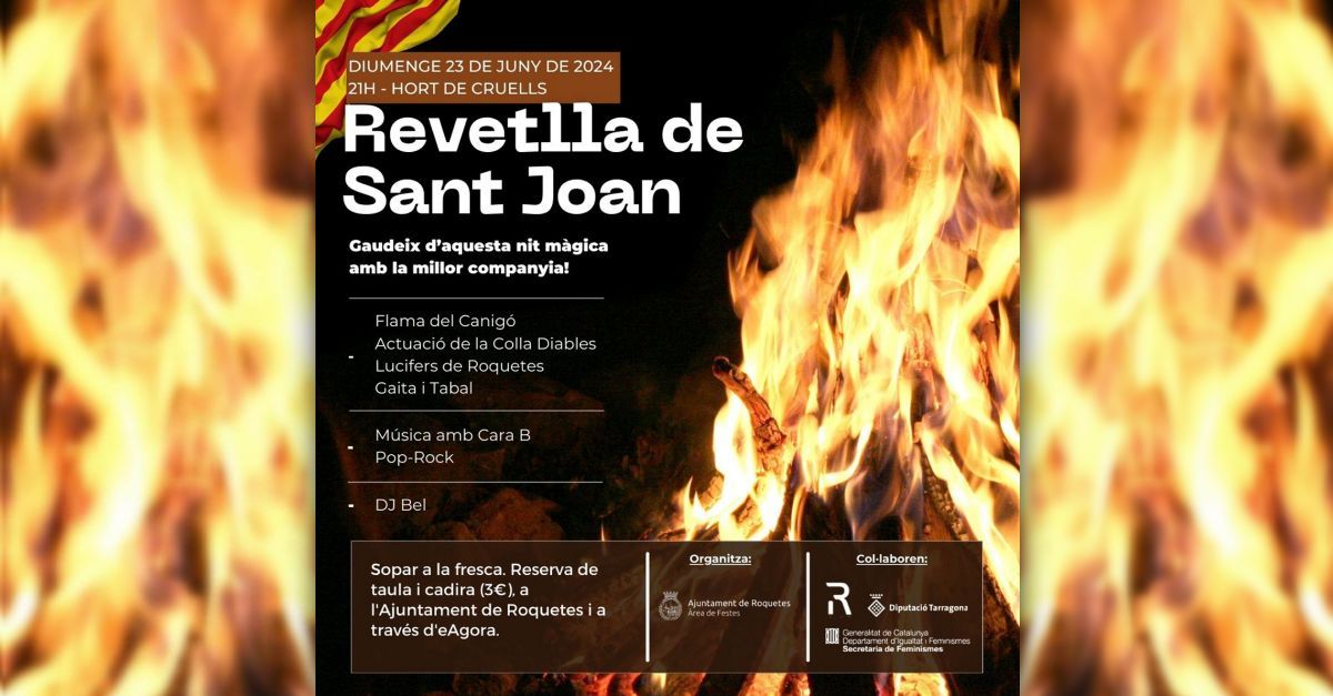 Revetlla de Sant Joan a Roquetes Revetlla de Sant Joan a Roquetes