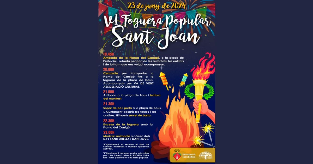 Sant Joan 2024 Santa B�rbara