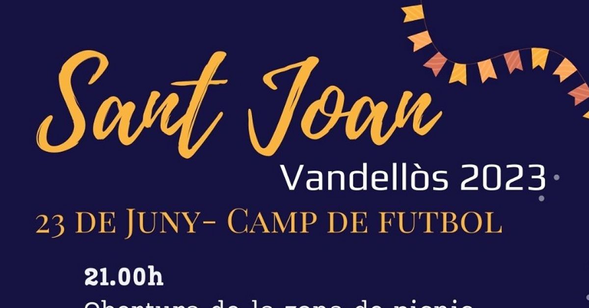 Revetlla de Sant Joan a Vandell�s
